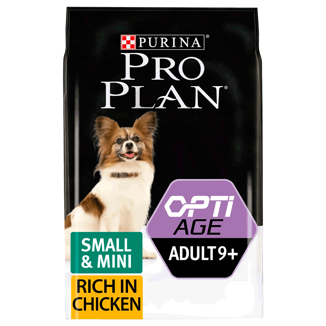 PRO PLAN Small and Mini Adult 9+ OPTIAGE Chicken Dry Dog Food