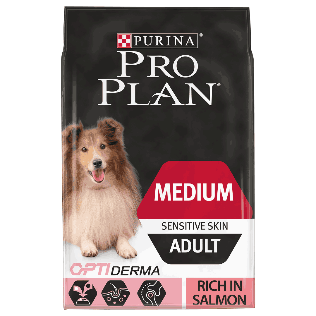 PRO PLAN Medium Sensitive Skin Salmon Dry Dog Food