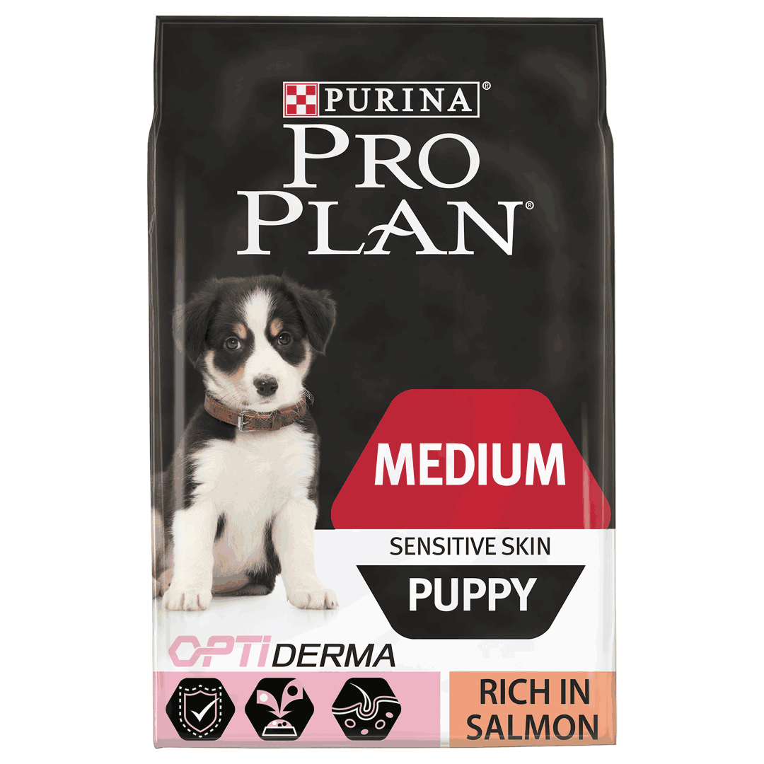 PRO PLAN Medium Puppy Sensitive Skin Salmon Dry Dog Food