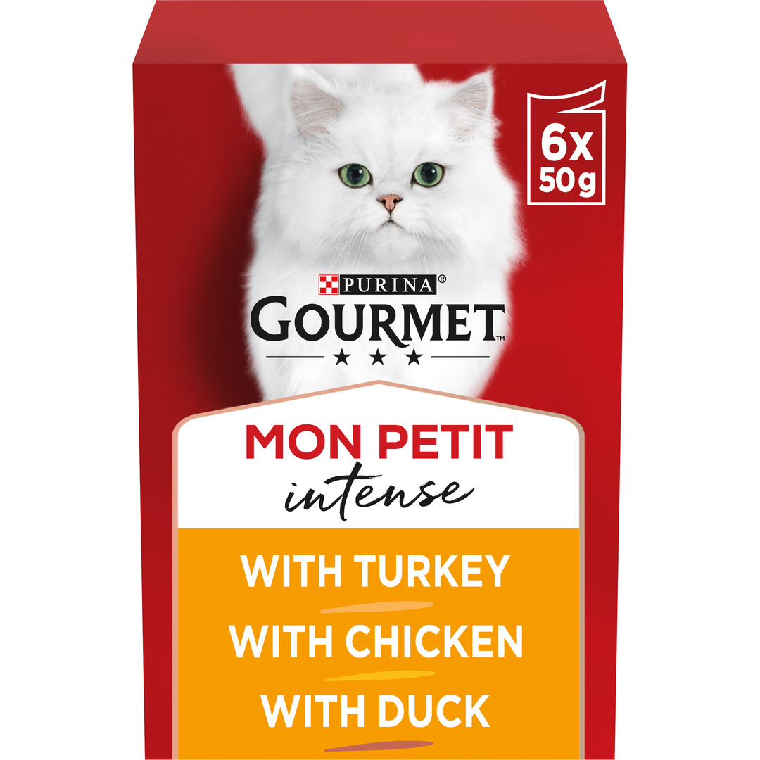 GOURMET™ Mon Petit Intense Meat Variety (Turkey, Duck and Chicken) Wet Cat Food