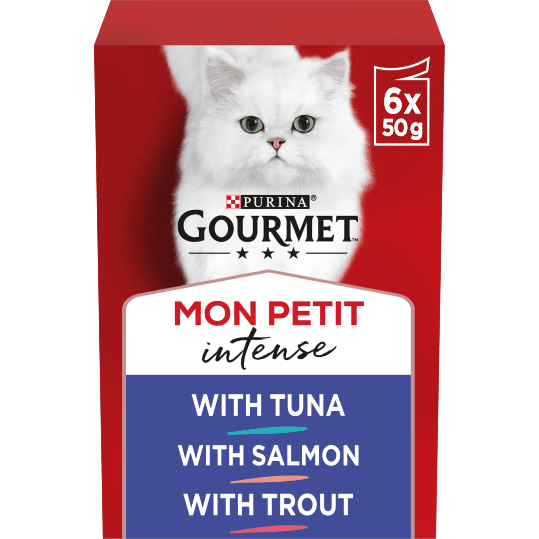 GOURMET™ Mon Petit Intense Fish Variety (Tuna, Trout and Salmon) Wet Cat Food