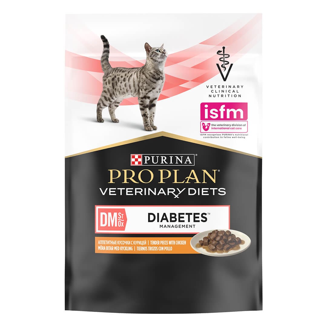 PURINA® PRO PLAN® VETERINARY DIETS DM St/Ox Diabetes Management™ with chicken, Wet Cat Food