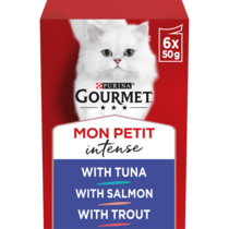 GOURMET™ Mon Petit Intense Fish Variety (Tuna, Trout and Salmon) Wet Cat Food