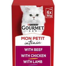 GOURMET™ Mon Petit Intense Meat Variety (Beef, Lamb and Veal) Wet Cat Food