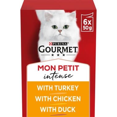 GOURMET™ Mon Petit Intense Meat Variety (Turkey, Duck and Chicken) Wet Cat Food