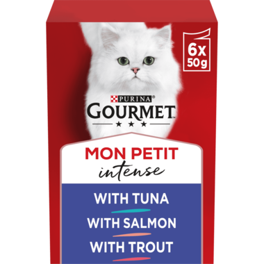 GOURMET™ Mon Petit Intense Fish Variety (Tuna, Trout and Salmon) Wet Cat Food