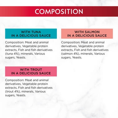 GOURMET™ Mon Petit Intense Fish Variety (Tuna, Trout and Salmon) Wet Cat Food