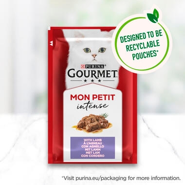 GOURMET™ Mon Petit Intense Meat Variety (Beef, Lamb and Veal) Wet Cat Food