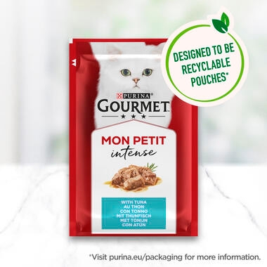GOURMET™ Mon Petit Intense Fish Variety (Tuna, Trout and Salmon) Wet Cat Food
