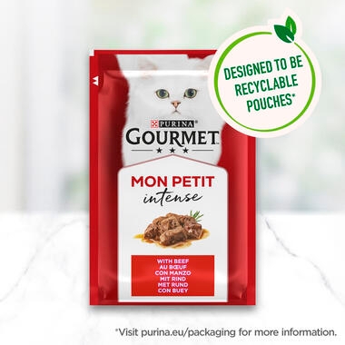 GOURMET™ Mon Petit Intense Meat Variety (Game, Beef and Liver) Wet Cat Food