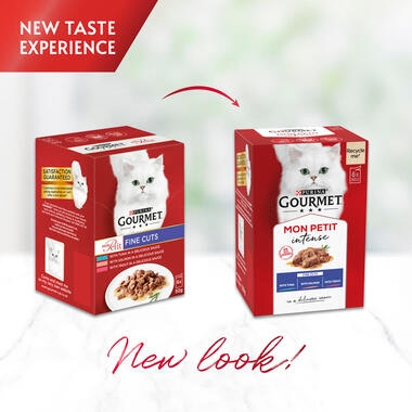 GOURMET™ Mon Petit Intense Fish Variety (Tuna, Trout and Salmon) Wet Cat Food