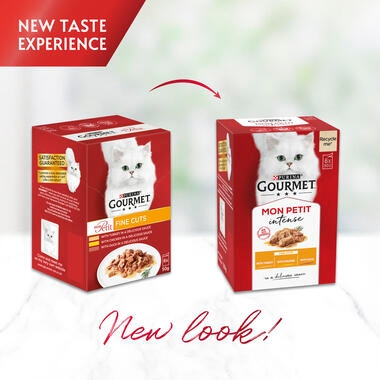 GOURMET™ Mon Petit Intense Meat Variety (Turkey, Duck and Chicken) Wet Cat Food