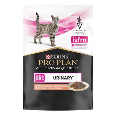 PURINA® PRO PLAN® VETERINARY DIETS UR St/Ox Urinary™ with Salmon, Wet Cat Food Pouch