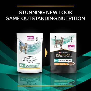 PURINA® PRO PLAN® VETERINARY DIETS EN St/Ox Gastrointestinal™ with chicken, Wet Cat Food Pouch