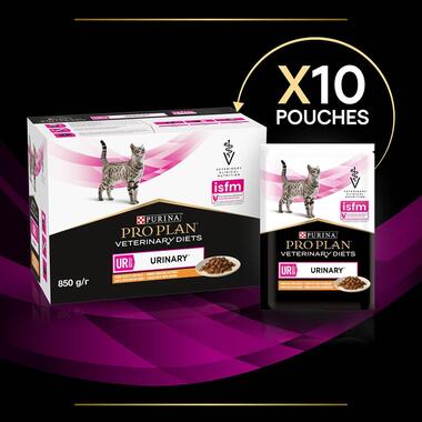PURINA® PRO PLAN® VETERINARY DIETS UR St/Ox Urinary™ with chicken, Wet Cat Food Pouch