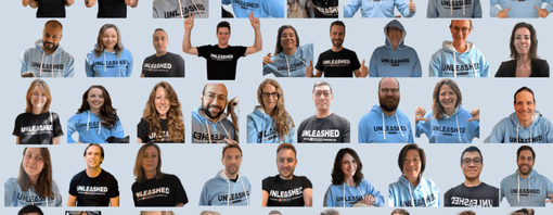 Collage of the participants for the first Unleashed campaign in 2021