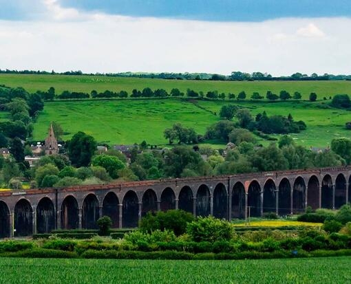 A beautiful landscape in UK